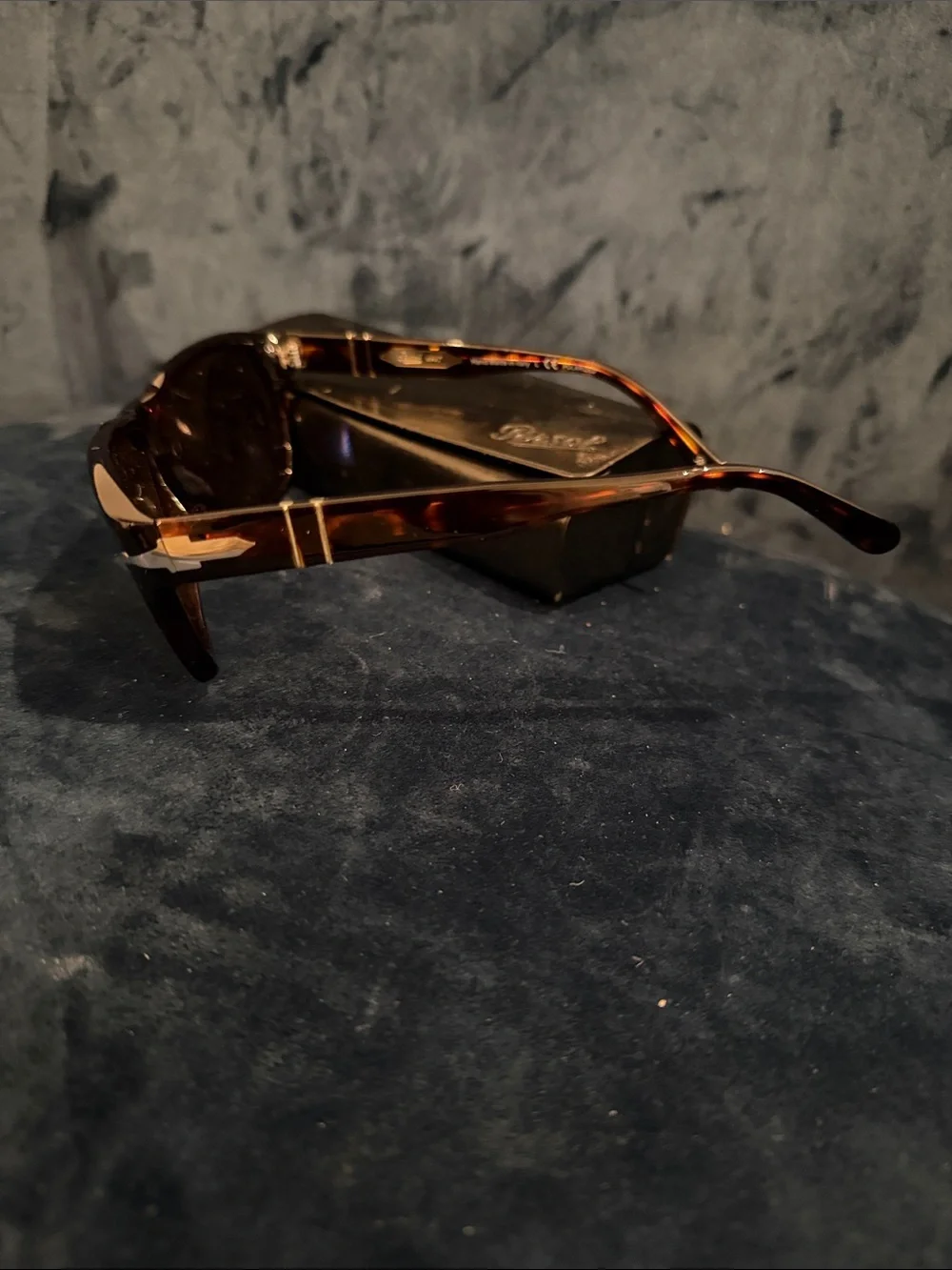 Persol Brown Tortoiseshell Sunglasses with Case